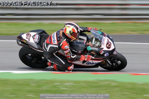 2009-05-09 Monza 2225 Superbike - Qualifyng Practice - Shane Byrne - Ducati 1098R
